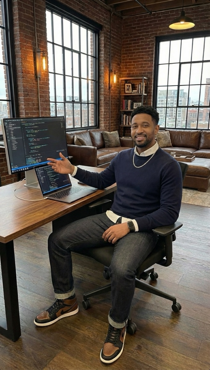 Ivanlee Jackson, software developer and creator of AI Chart Trader
